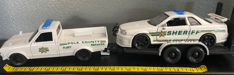 Polk County Sheriff pickup truck die-cast model