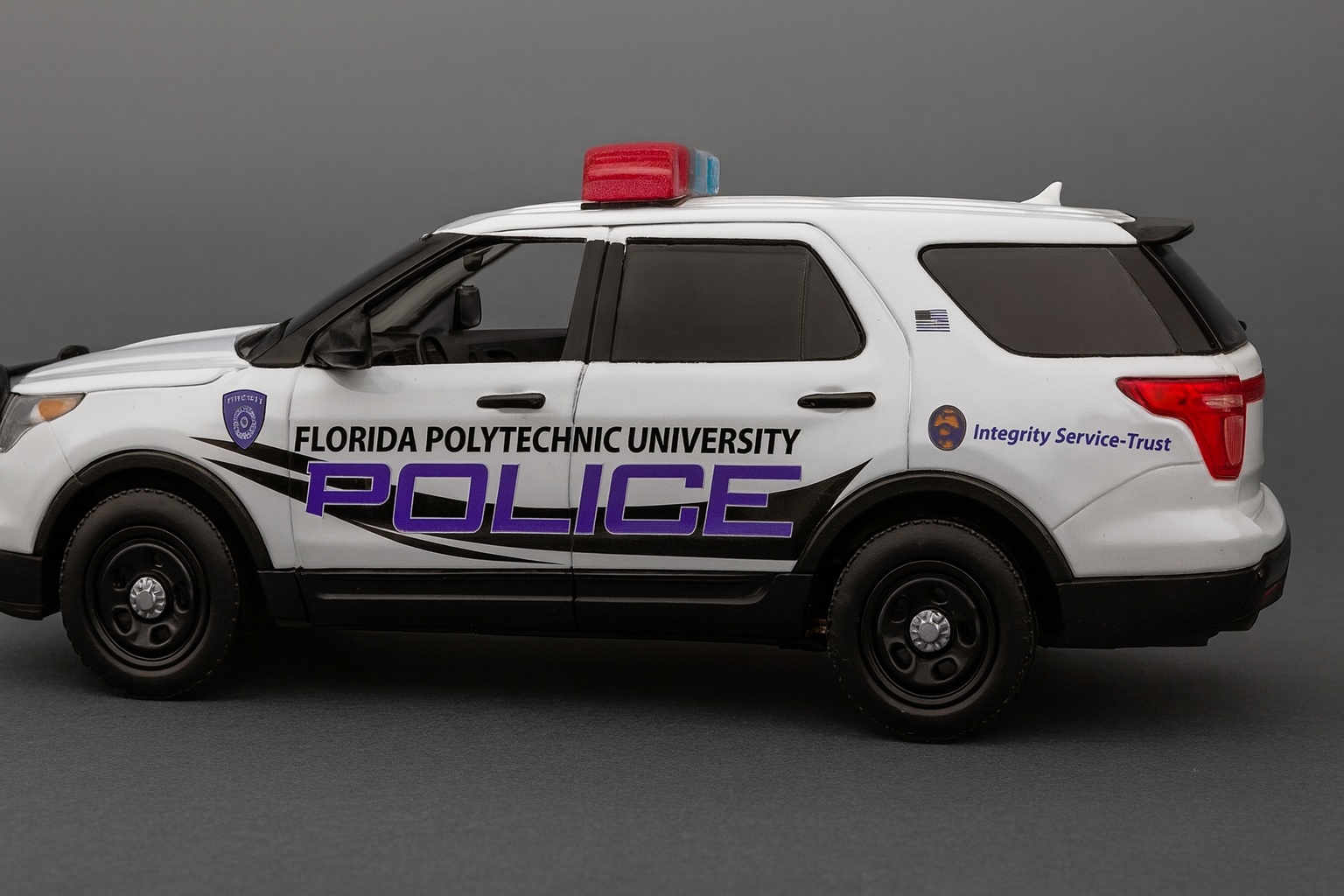 Florida Polytechnic University Police die-cast model