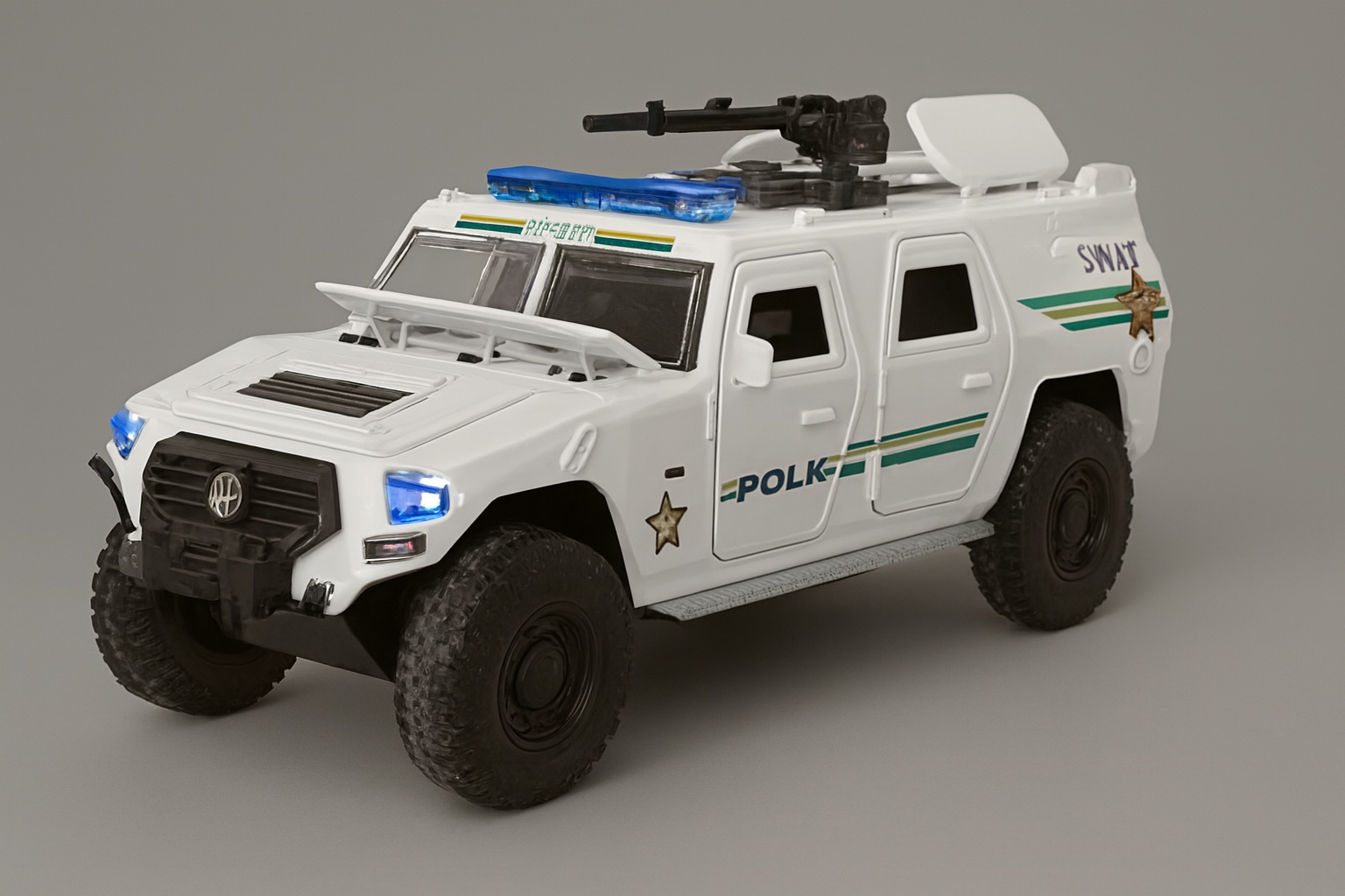 Police SWAT vehicle die-cast model